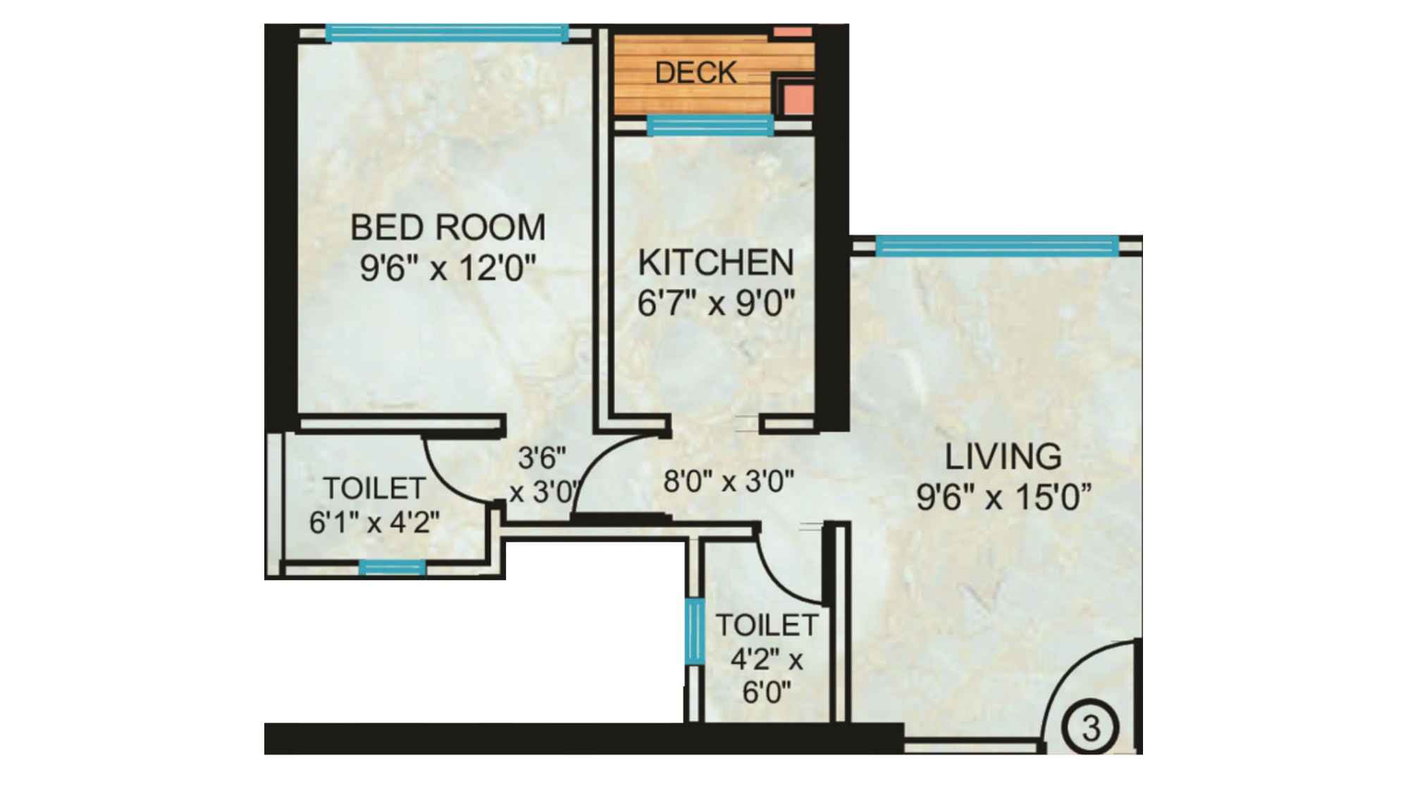 Neelam-Supremo-Floor-Plan-1-BHK-447-Sqft