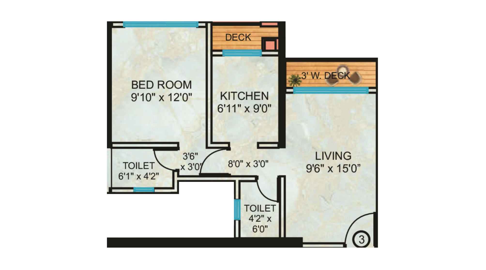 Neelam-Supremo-Floor-Plan-1-BHK-Deck-485-Sqft